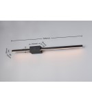Trio CASSINO to lampa ścienna z zintegrowanym modułem LED, utrzymana w prostej, nowoczesnej formie. 237779132