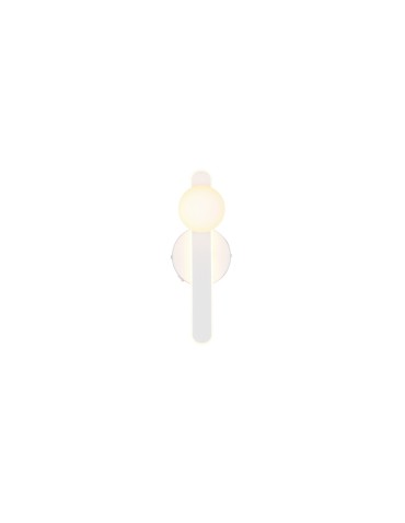 Trio Nowoczesna lampa ścienna NAPOLI w matowym białym wykończeniu to elegancka oprawa do salonu i sypialni, łącząca minima - product 2
