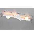 Trio Nowoczesna lampa sufitowa NAPOLI w matowej bieli to eleganckie i uniwersalne oświetlenie do salonu oraz sypialni. Jej pros