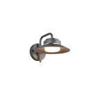 Trio Elegancka lampa ścienna zewnętrzna w kolorze antracyt, przystosowana do jednej żarówki GX53. Odporna na warunki atmosfe