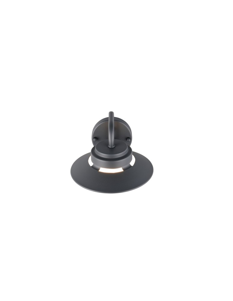 Trio Elegancka lampa ścienna zewnętrzna w kolorze antracyt, przystosowana do jednej żarówki GX53. Odporna na warunki atmosfe