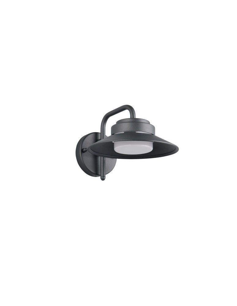 Trio Elegancka lampa ścienna zewnętrzna w kolorze antracyt, przystosowana do jednej żarówki GX53. Odporna na warunki atmosfe