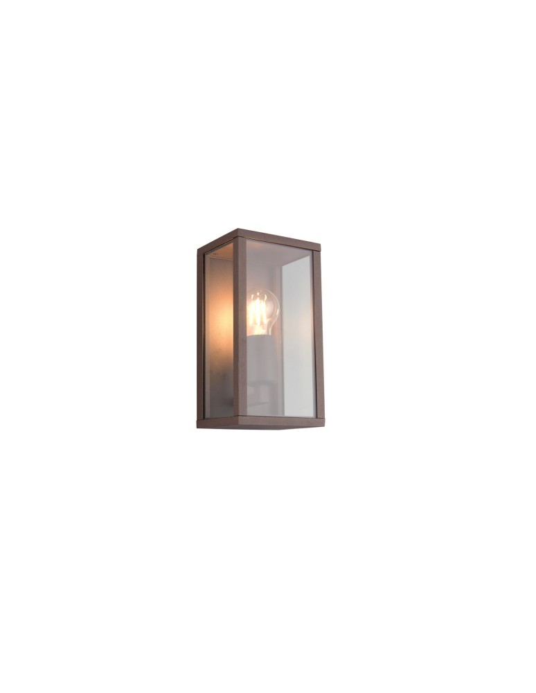 Trio Lampa ścienna do zastosowań zewnętrznych w miedzianym wykończeniu, o klasycznej, dekoracyjnej bryle. 201860124