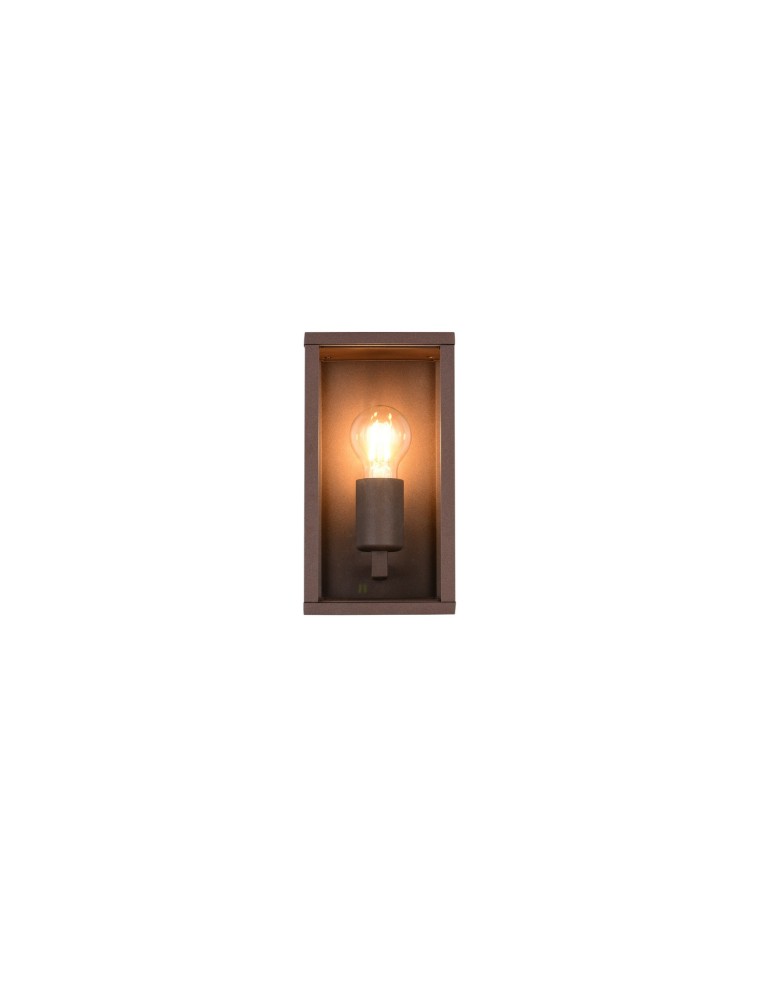 Trio Lampa ścienna do zastosowań zewnętrznych w miedzianym wykończeniu, o klasycznej, dekoracyjnej bryle. 201860124