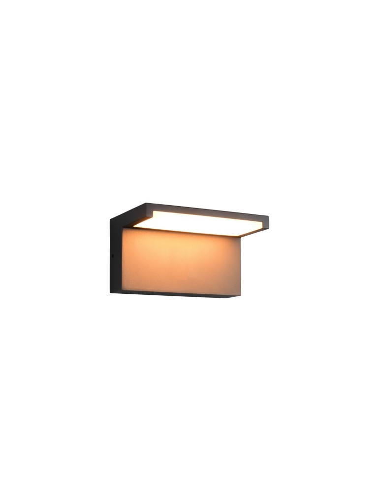 Trio Lampa ścienna zewnętrzna o nowoczesnej, prostej formie, przeznaczona do montażu na elewacjach i ścianach zewnętrznych.