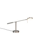 Trio Lampa stołowa w wykończeniu nikiel mat z wbudowanym oświetleniem LED i możliwością zmiany barwy światła. 523310907