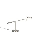 Trio Lampa stołowa w wykończeniu nikiel mat z wbudowanym oświetleniem LED i możliwością zmiany barwy światła. 523310907