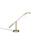 Trio Lampa stołowa w wykończeniu mosiądz mat z wbudowanym oświetleniem LED i regulacją barwy światła. 523310908