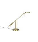 Trio Lampa stołowa w wykończeniu mosiądz mat z wbudowanym oświetleniem LED i regulacją barwy światła. 523310908