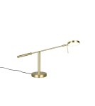 Trio Lampa stołowa w wykończeniu mosiądz mat z wbudowanym oświetleniem LED i regulacją barwy światła. 523310908