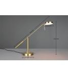 Trio Lampa stołowa w wykończeniu mosiądz mat z wbudowanym oświetleniem LED i regulacją barwy światła. 523310908