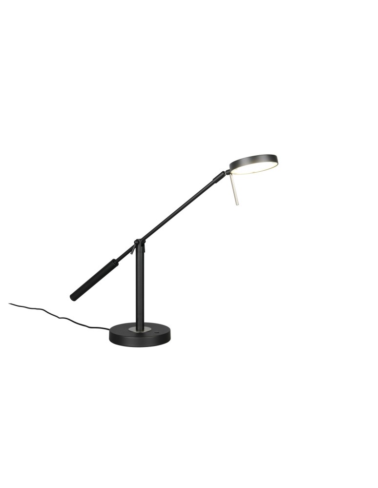 Trio Lampa stołowa w kolorze czarny mat z wbudowanym oświetleniem LED i możliwością zmiany barwy światła. 523310932