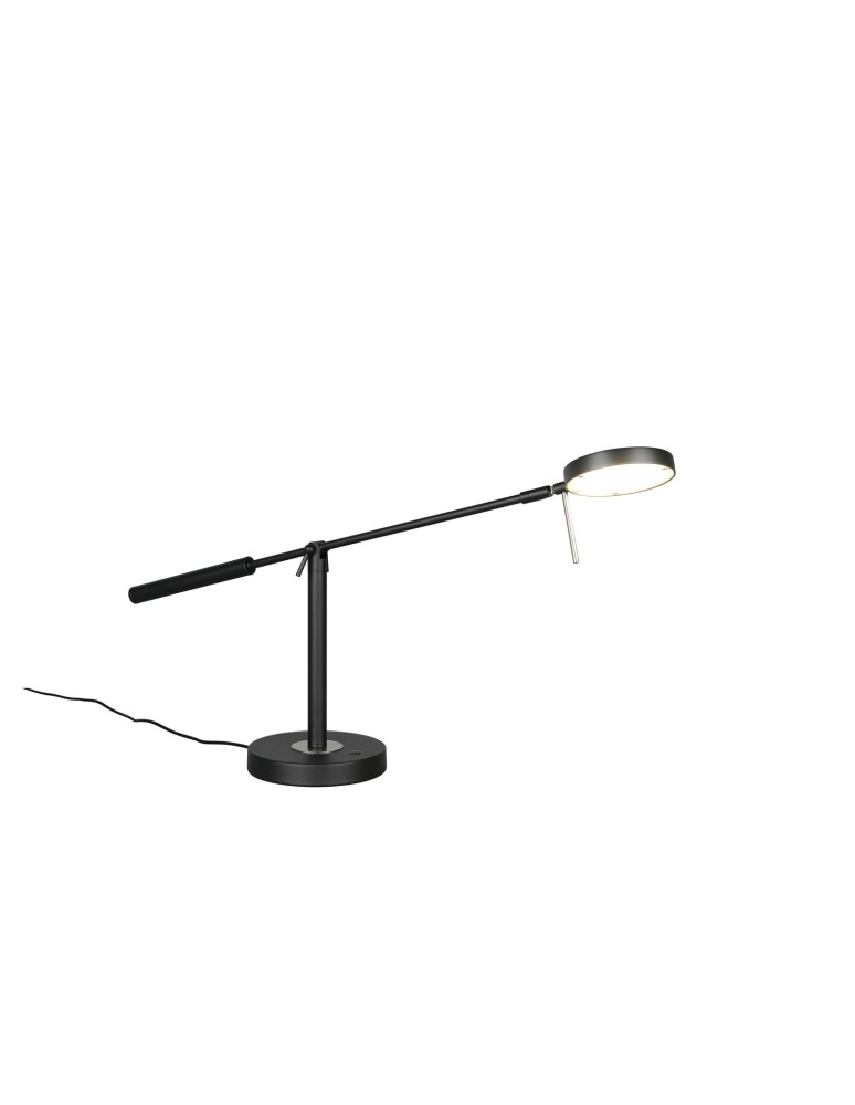 Trio Lampa stołowa w kolorze czarny mat z wbudowanym oświetleniem LED i możliwością zmiany barwy światła. 523310932