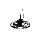 RL OSLO to lampa sufitowa z wentylatorem i zintegrowanym oświetleniem LED, utrzymana w prostej, nowoczesnej formie. R69692102