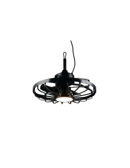 RL OSLO to lampa sufitowa z wentylatorem i zintegrowanym oświetleniem LED, utrzymana w prostej, nowoczesnej formie. R69692102