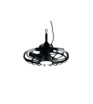 RL OSLO to lampa sufitowa z wentylatorem i zintegrowanym oświetleniem LED, utrzymana w prostej, nowoczesnej formie. R69692102