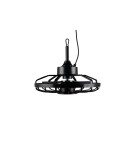 RL OSLO to lampa sufitowa z wentylatorem i zintegrowanym oświetleniem LED, utrzymana w prostej, nowoczesnej formie. R69692102