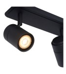 Spotlight ceiling lamps - Lucide LENNERT Wall lamp 3xGU10 black 26958/15/30 - product 15
