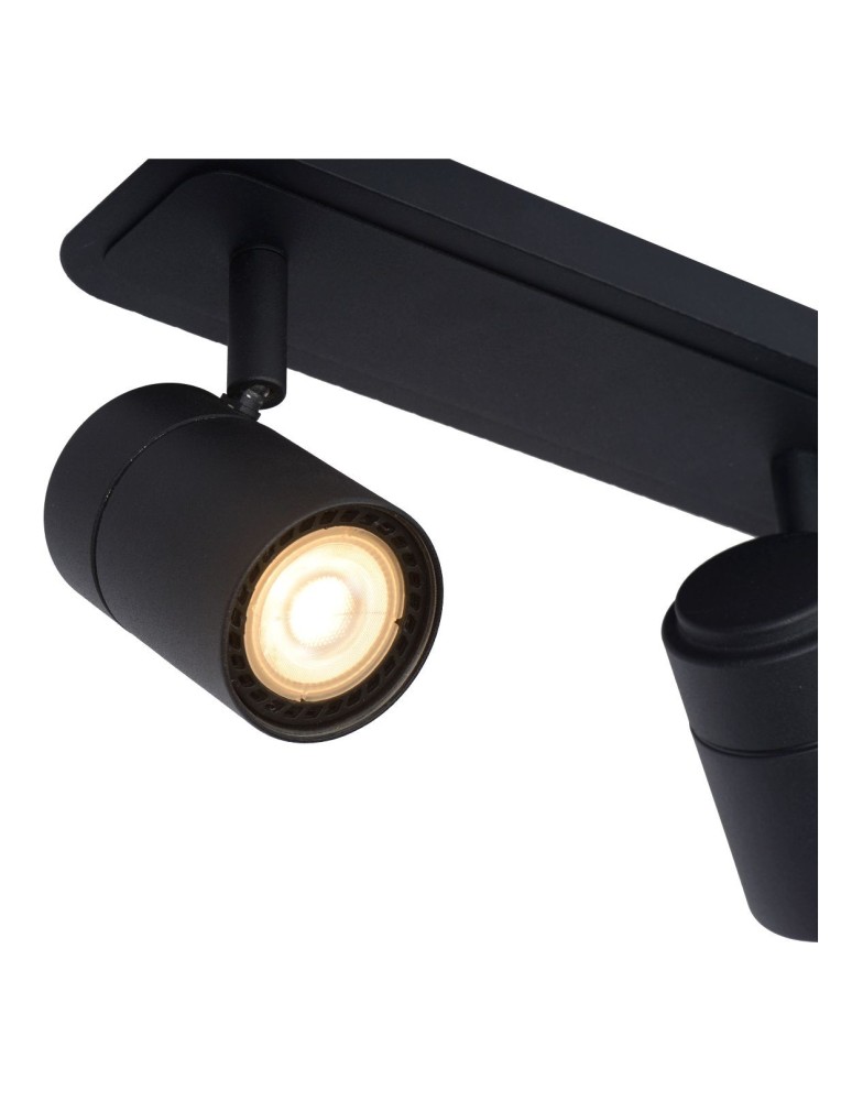 Spotlight ceiling lamps - Lucide LENNERT Wall lamp 3xGU10 black 26958/15/30 - product kolory-swiatla.pl 15