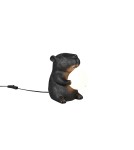 RL Kompaktowa lampa stołowa w kolorze czarnym, łącząca minimalistyczny design z dekoracyjną funkcją oświetlenia strefy wy