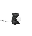 RL Kompaktowa lampa stołowa w kolorze czarnym, łącząca minimalistyczny design z dekoracyjną funkcją oświetlenia strefy wy