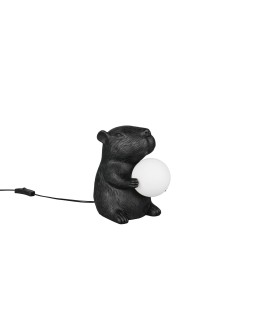 RL Kompaktowa lampa stołowa w kolorze czarnym, łącząca minimalistyczny design z dekoracyjną funkcją oświetlenia strefy wy - produkt 2