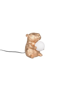 RL Elegancka lampa stołowa w wykończeniu złotym, wprowadzająca do wnętrza subtelny akcent luksusu i ciepła. R56721079 - product 2
