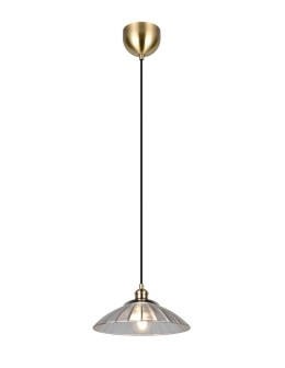 RL Lampa wisząca w kolorze patyny, łącząca nowoczesną formę z ciepłym, klasycznym wykończeniem. R36521004