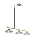 RL Efektowna lampa w odcieniu patyny, przeznaczona do centralnego oświetlenia salonu lub jadalni. R36523004