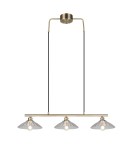 RL Efektowna lampa w odcieniu patyny, przeznaczona do centralnego oświetlenia salonu lub jadalni. R36523004