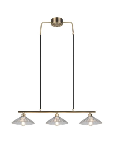 RL Efektowna lampa w odcieniu patyny, przeznaczona do centralnego oświetlenia salonu lub jadalni. R36523004 - product 2