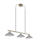 RL Efektowna lampa w odcieniu patyny, przeznaczona do centralnego oświetlenia salonu lub jadalni. R36523004