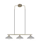 RL Efektowna lampa w odcieniu patyny, przeznaczona do centralnego oświetlenia salonu lub jadalni. R36523004