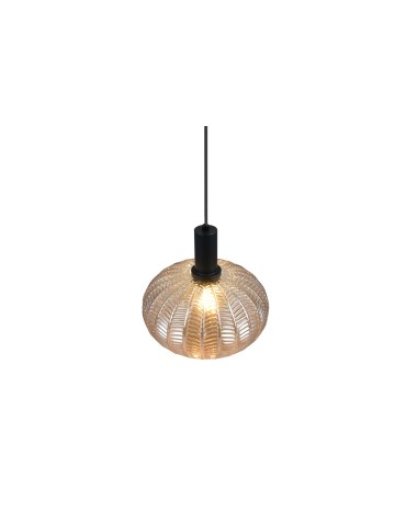 RL Dekoracyjna lampa z kloszem w kolorze bursztynowym, tworząca ciepłe i przytulne światło. R36771013 - product 2
