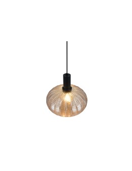 RL Dekoracyjna lampa z kloszem w kolorze bursztynowym, tworząca ciepłe i przytulne światło. R36771013 - produkt 2