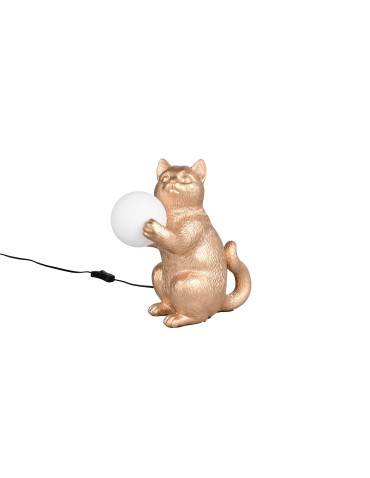 RL Elegancka lampa stołowa w złotym wykończeniu, stanowiąca wyrazisty, luksusowy akcent we wnętrzu. Świetnie sprawdzi się - product 2