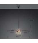 RL Nowoczesna lampa wisząca w matowej czerni o prostej, eleganckiej formie. Doskonale sprawdzi się nad stołem, w salonie lub 
