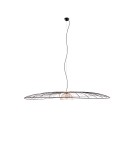 RL Stylowa lampa wisząca w wykończeniu czarny mat, idealna do nowoczesnych aranżacji, gdzie liczy się czystość formy i wyr