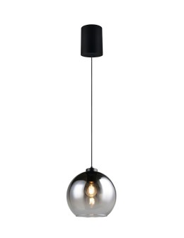 RL Nowoczesna lampa wisząca z kloszem w przydymionym kolorze, nadająca wnętrzu subtelnej elegancji i nastrojowego światła. 