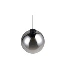 RL Nowoczesna lampa wisząca z kloszem w przydymionym kolorze, nadająca wnętrzu subtelnej elegancji i nastrojowego światła. 