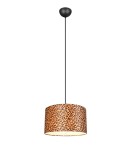 RL Lampa wisząca w wykończeniu czarny mat, doskonale wpisująca się w nowoczesne aranżacje i nadająca wnętrzu wyrazisty, e
