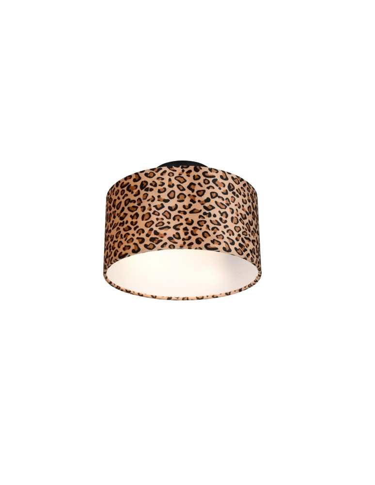 RL Nowoczesna lampa sufitowa w kolorze czarny mat, przeznaczona do centralnego oświetlenia salonu lub sypialni. R66742032