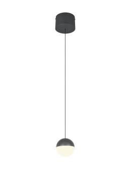 RL Lampa wisząca w kolorze antracytu, wprowadzająca do wnętrza stonowany, nowoczesny akcent i przyjemne, nastrojowe światło