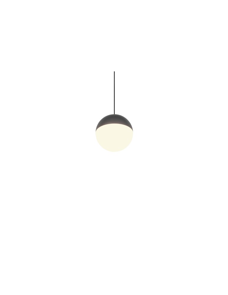 RL Lampa wisząca w kolorze antracytu, wprowadzająca do wnętrza stonowany, nowoczesny akcent i przyjemne, nastrojowe światło