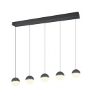 RL Lampa wisząca w antracytowym kolorze, łącząca nowoczesną formę z głęboką, stonowaną kolorystyką. R33555142