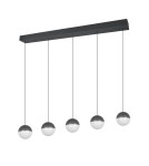 RL Lampa wisząca w antracytowym kolorze, łącząca nowoczesną formę z głęboką, stonowaną kolorystyką. R33555142