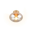 RL SIDERA to lampa sufitowa wykonana ze szkła w kolorze złotym. R66831013