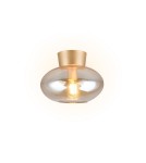 RL SIDERA to lampa sufitowa wykonana ze szkła w kolorze złotym. R66831013