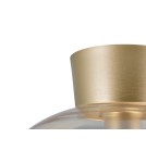 RL SIDERA to lampa sufitowa wykonana ze szkła w kolorze złotym. R66831013