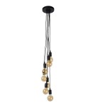 Pendant lamps - Lucide FIX MULTIPLE Pendant 7xE27 black 08408/07/30 - product 10